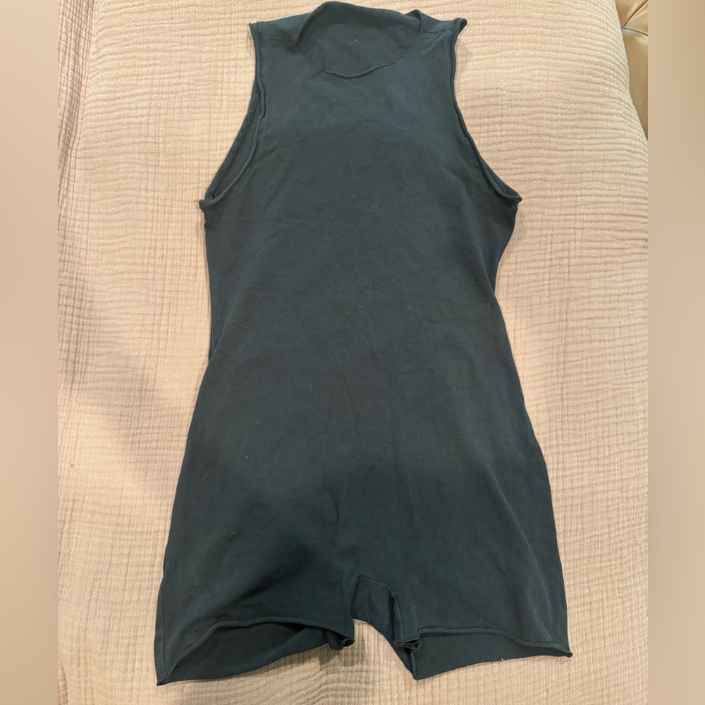 Black Skims Open Back Bodysuit Medium